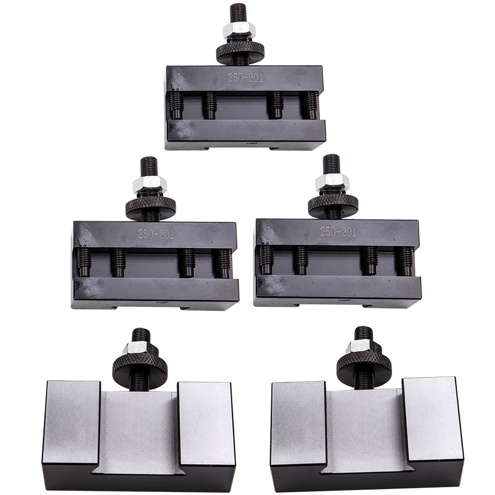 5pcs Quick Change Tool Post Holders ToolingKit For Mini Lathe 250-201