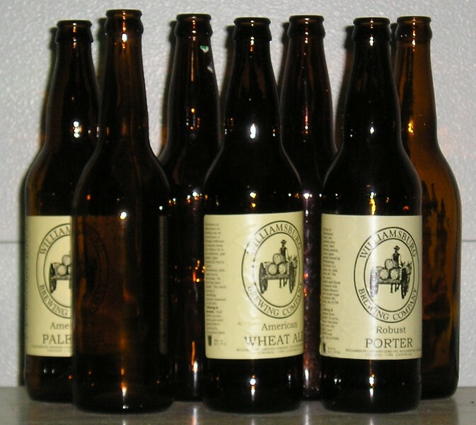 Home Brewing - nine 22oz Beer Bottles, Amber/Brown Glass