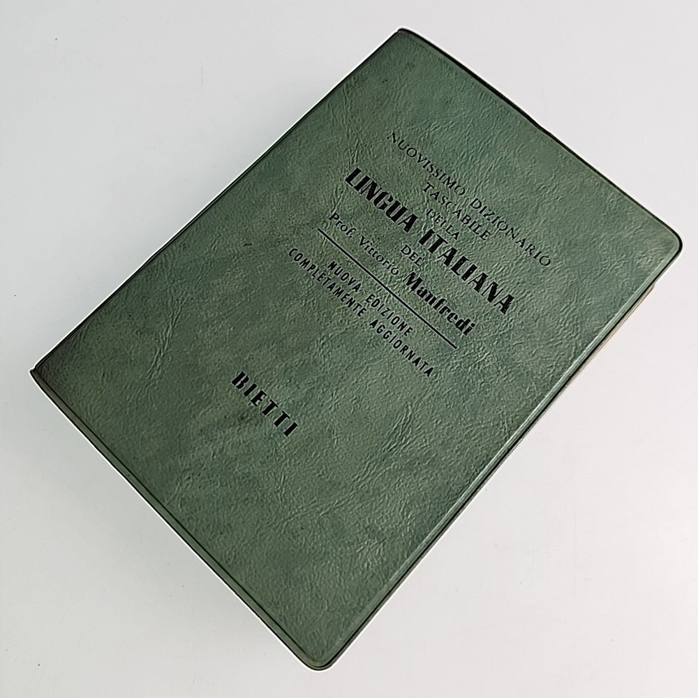Italian Dictionary 1958 Paperback Book