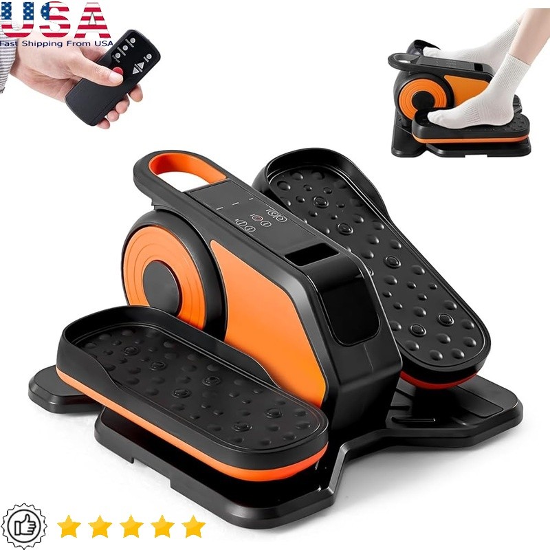 Compact Mini Elliptical Machine 12 Speed Remote Control Low Noise Workout New