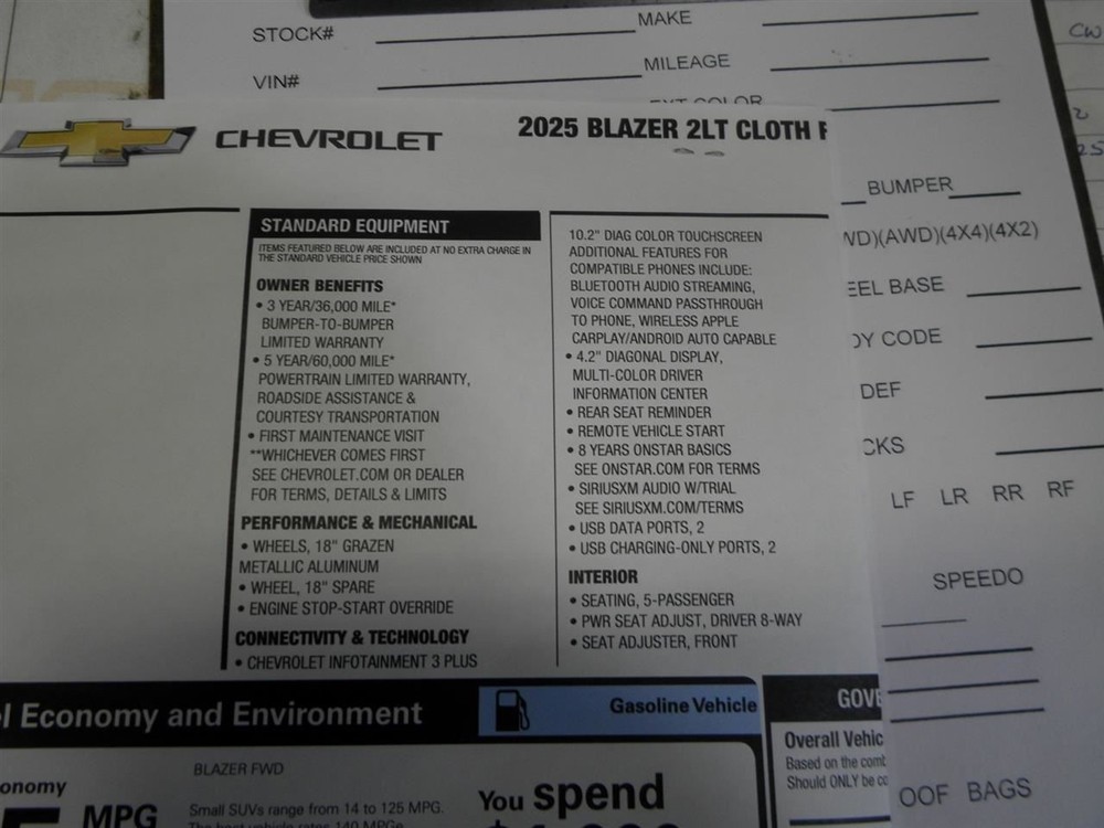 Air Shutter 2.0L Fits 22-25 BLAZER