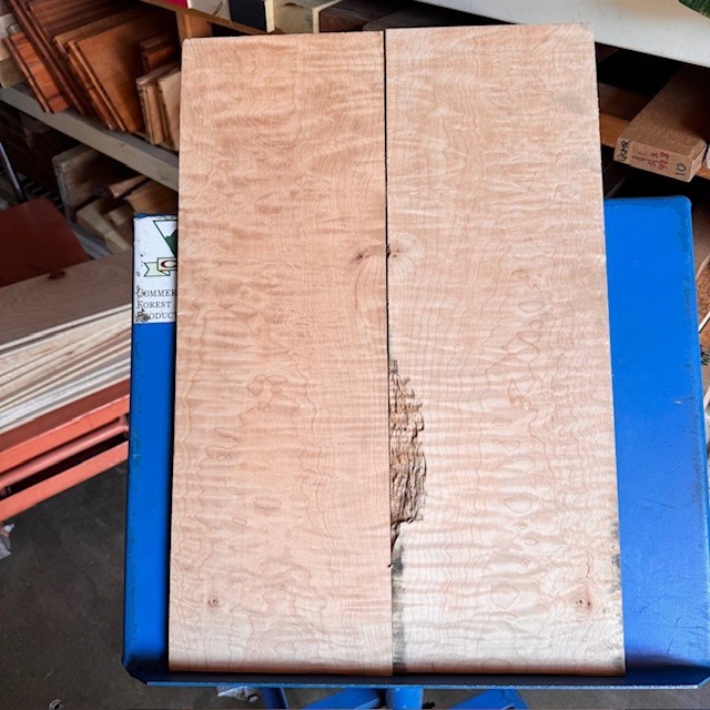 Curly Maple🍁 Bookmatch 2 piece .3"x 7.5"x22"