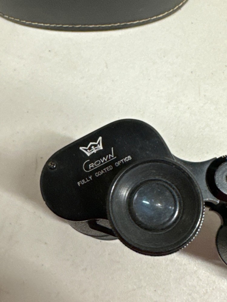 vtg Crown 7 X 50 binoculars with case