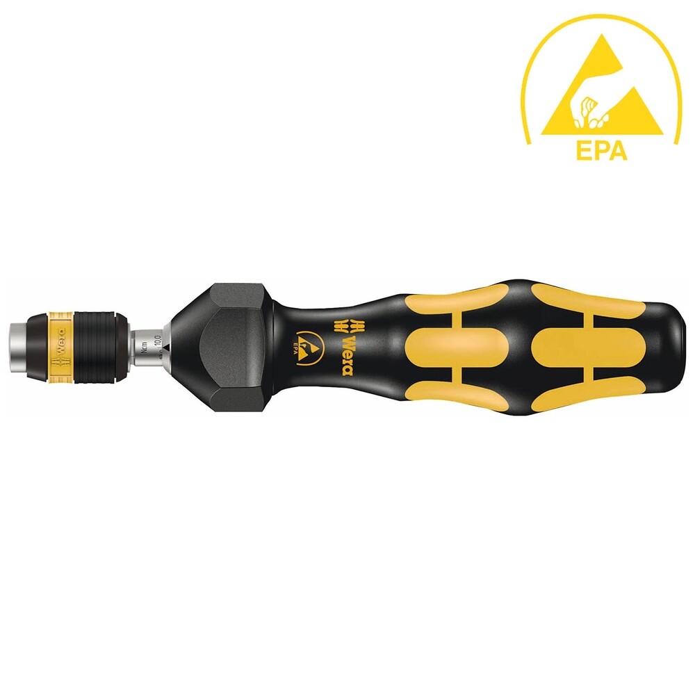 Wera 05074730001 Adjustable ESD Safe Torque Screwdriver with Quick Release Chuck