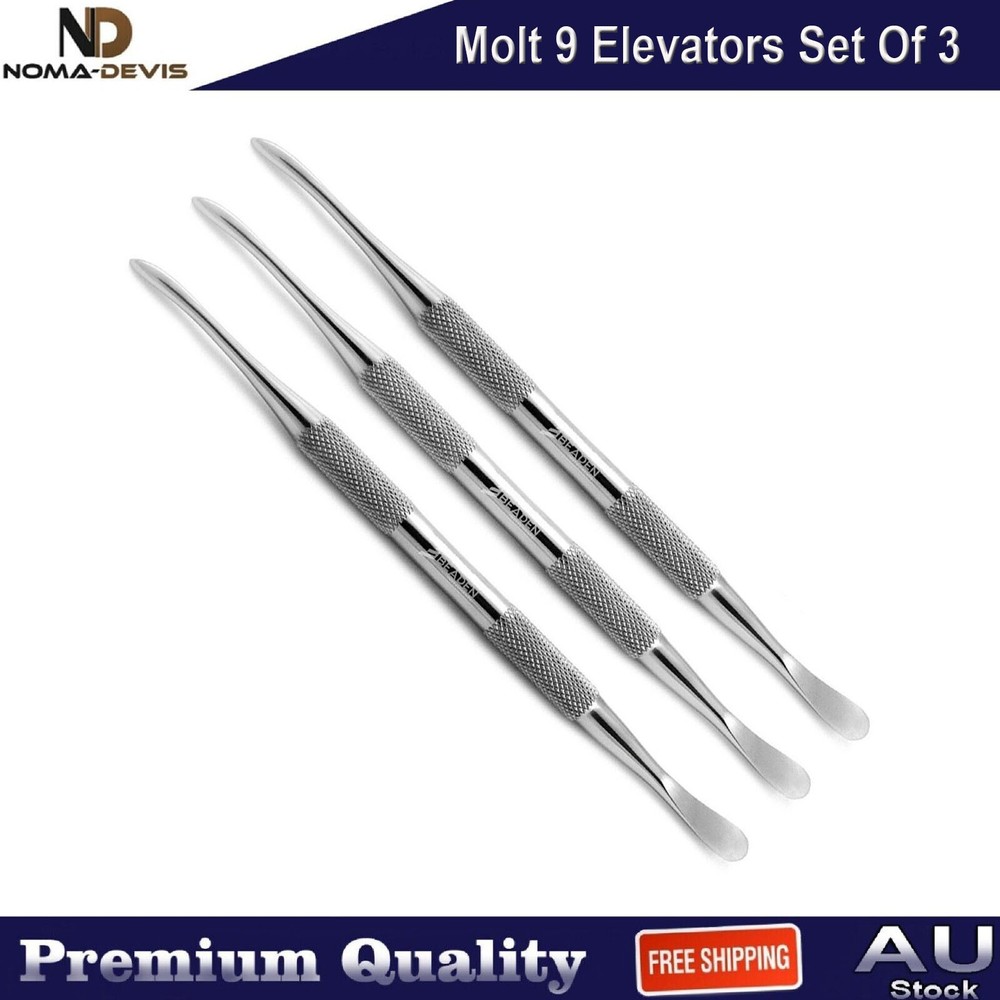 Periosteal Dental Molt 9 Elevators Implants Periosteum Surgical Gingival Tissues