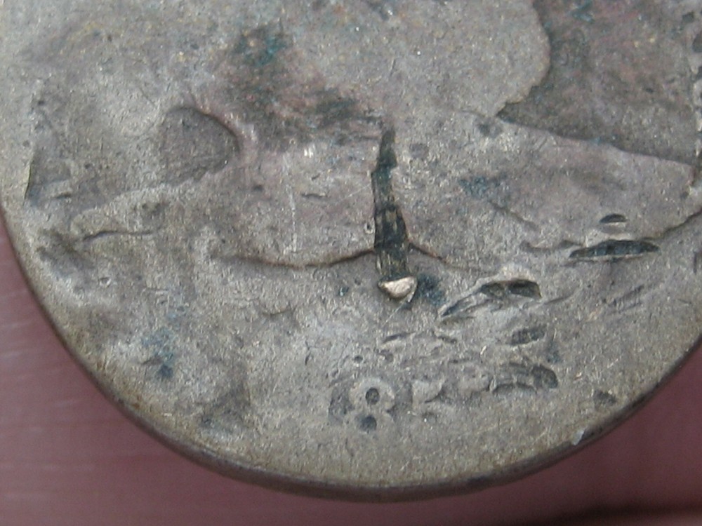 1857 Flying Eagle Penny One Cent- About Good Details