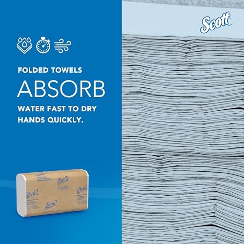 Scott Professional Essential C-Fold Folded 200 Count (Pack of 12), White