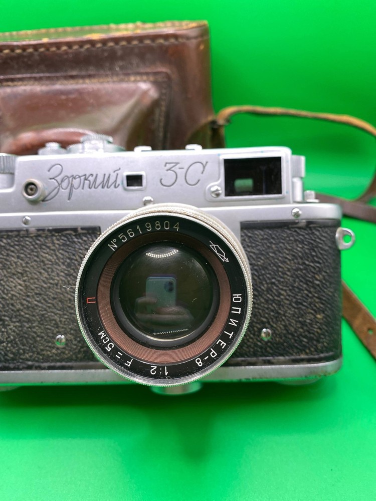 Zorki 3 S Rangefinder 35 mm Camera UNTESTED Old Storage