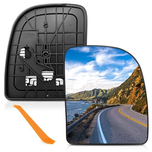 Replacement For 2008-2014 Ford E150 E250 E350, Passenger Side Mirror Glass