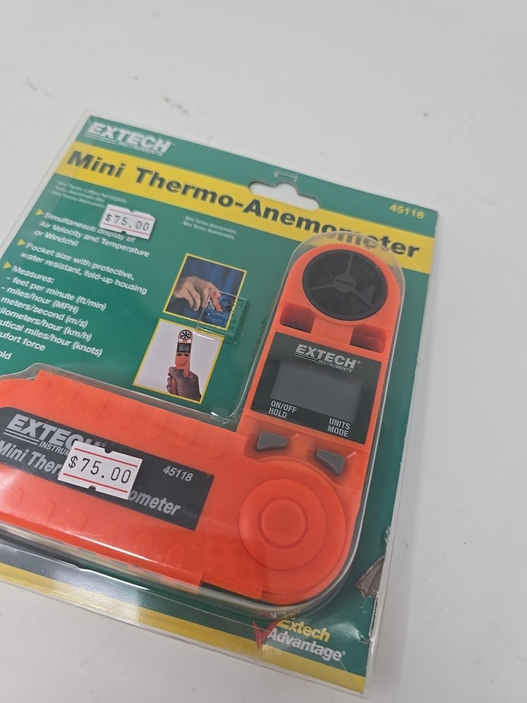 Extech Mini Waterproof Thermo Anemometer - NEW