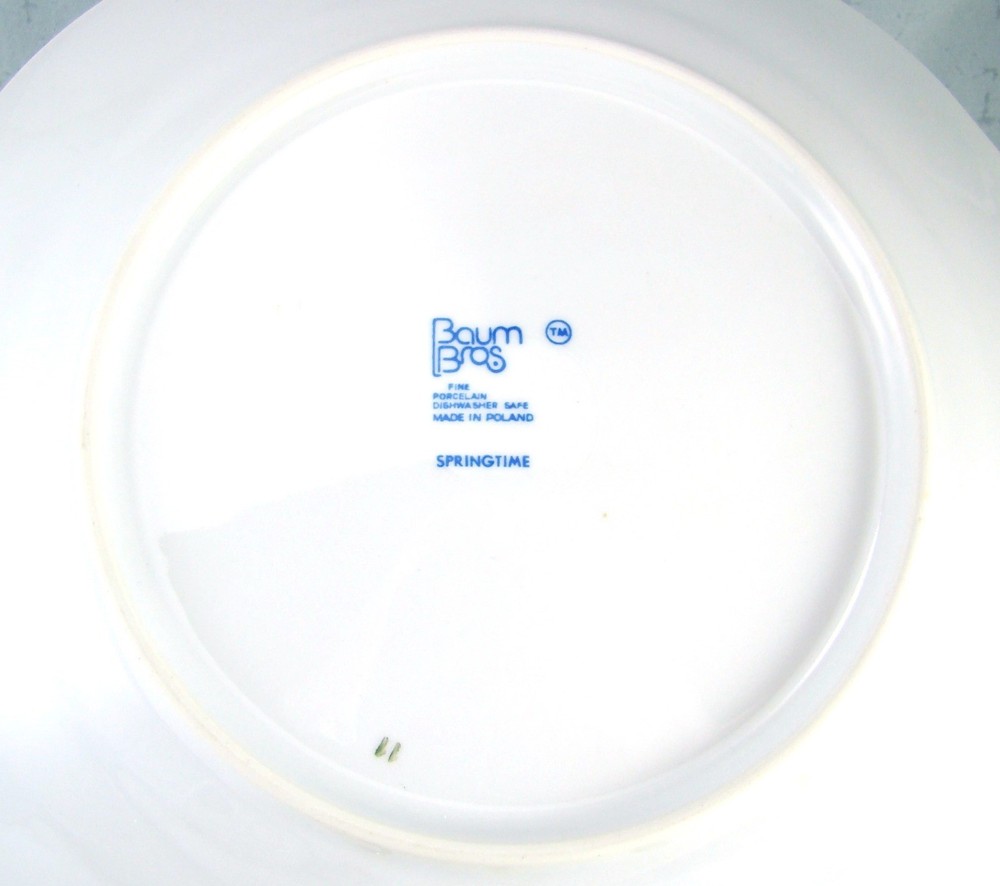 Baum China Poland SPRING TIME SPRINGTIME Dinner Plate(s)