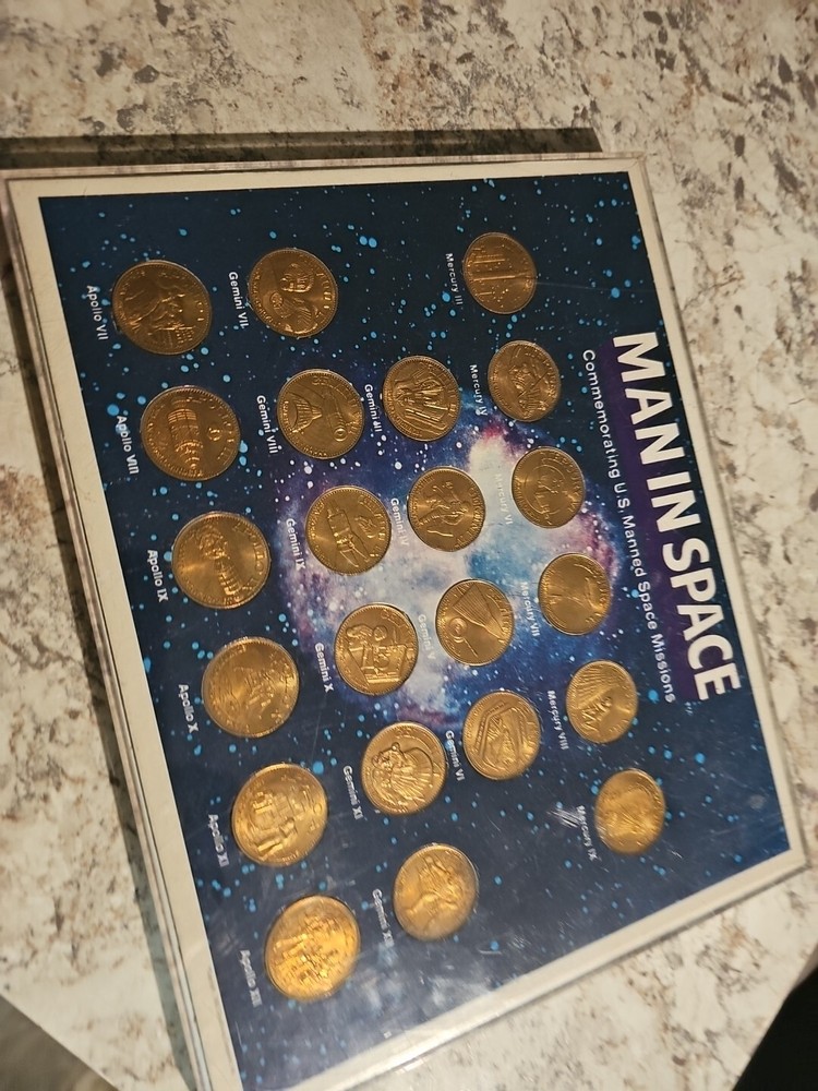 1969 Man In Space coin set-21 coins