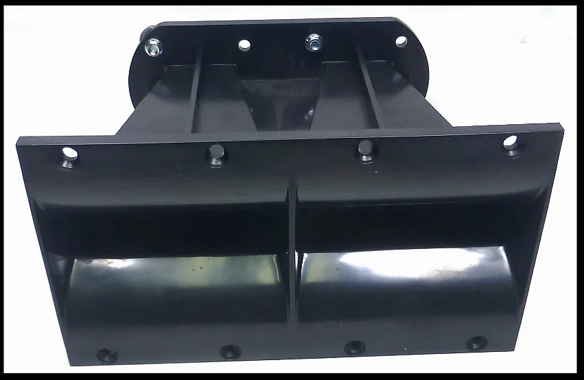 LASE 8" x 4.5" Dual 1 3/8" Screw-On Line Array Compression Horn (Auto, Pro Audio