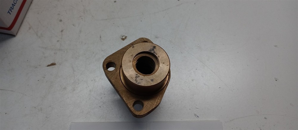 Bronze Worm Gear Flange Internal Threaded .757"