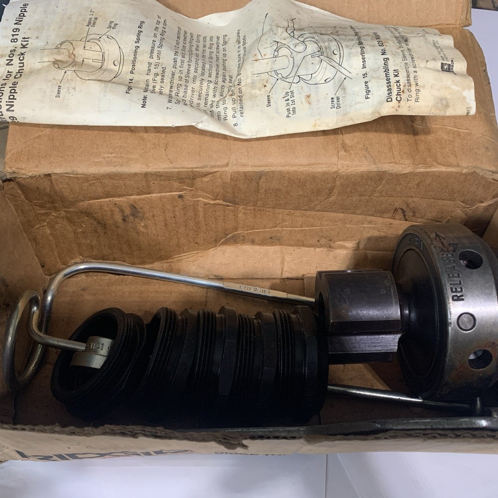 RIDGID Nipple Chuck No.829 Full Assembling Kit