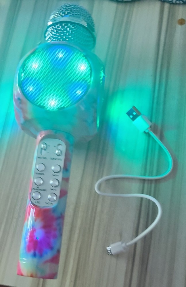 Tie-Dye Karaoke Microphone
