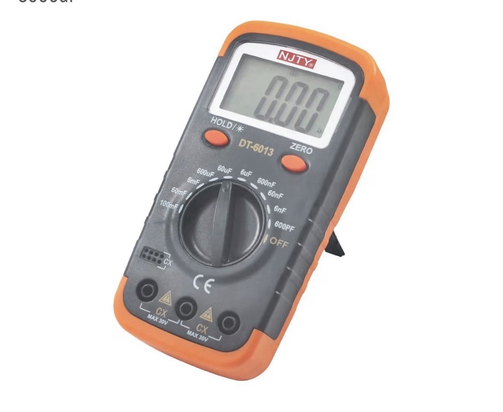 DT6013 Digital Capacitor Meter, 6000 Counts Capacitance Tester