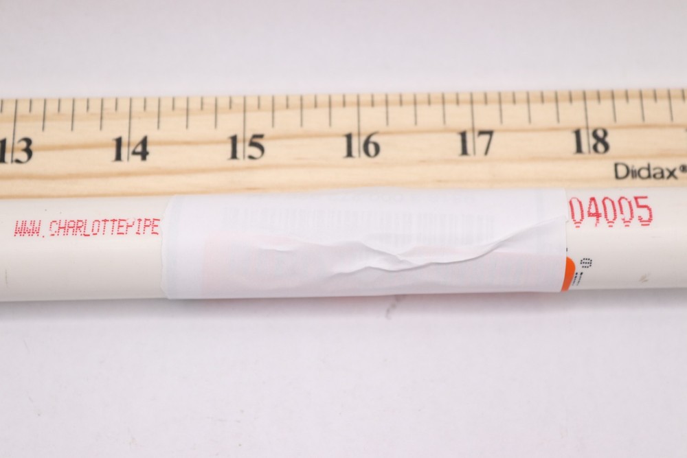 Charlotte Plain End Pipe Pressure Schedule 40 White 1/2" X 2' 04005