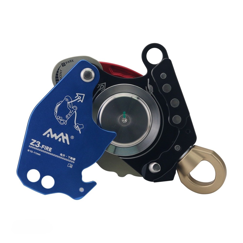 Blue Z3-FIRE Ascent Descent Device Comes with Universal Joint without Tool Box