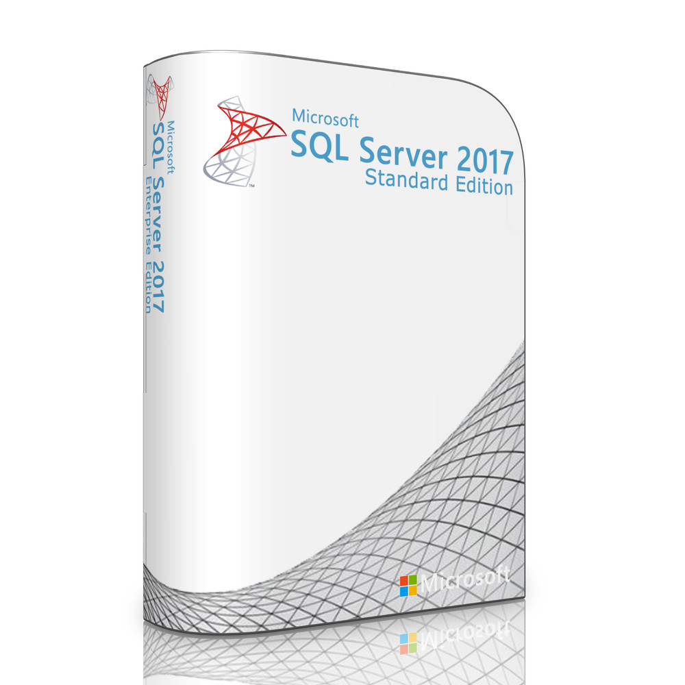 SQL Server 2017 Standard w Unlimited CALs New Authentic Retail Microsoft License