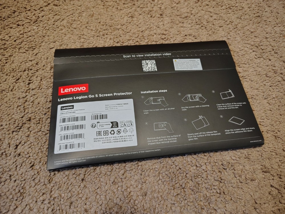 Lenovo Legion Go S Screen Protector