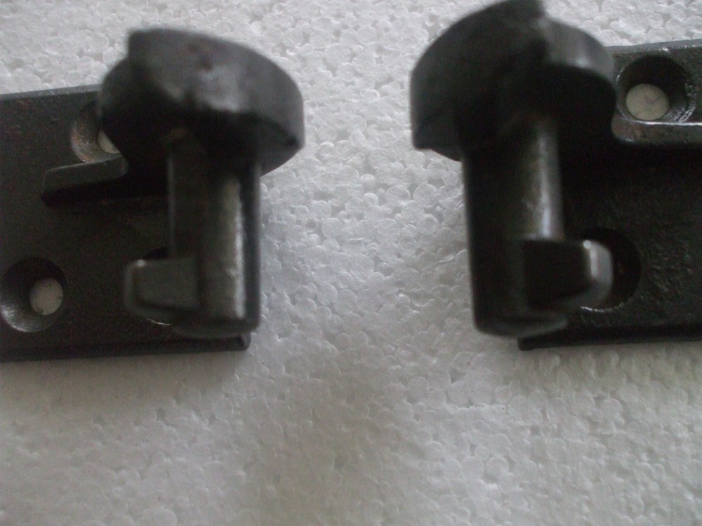 4 VINTAGE CAST IRON LIFT OFF SHUTTER HINGES