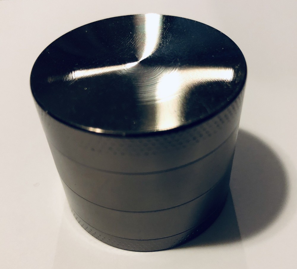 Kitchen Spice Herb Grinder Crusher Black Chrome