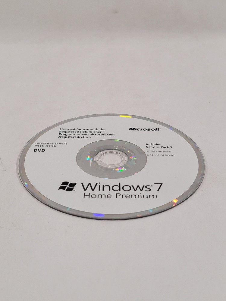 Microsoft Windows 7 Home Premium DVD - DISC ONLY