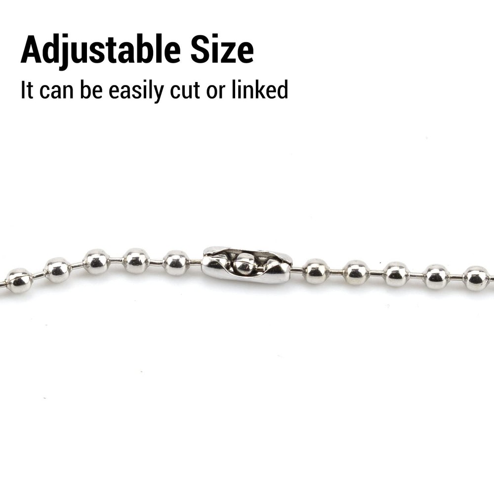 5 Pack Pull Chain Extender 40inch Extra Long Beaded Ball Chain String Fan Cord W