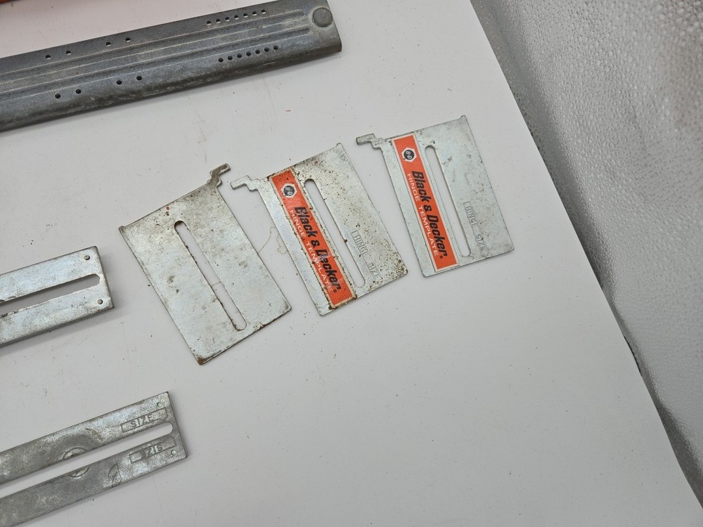 Black and Decker Hinge Butt Template Set. Doors, cabinets, Full sized set