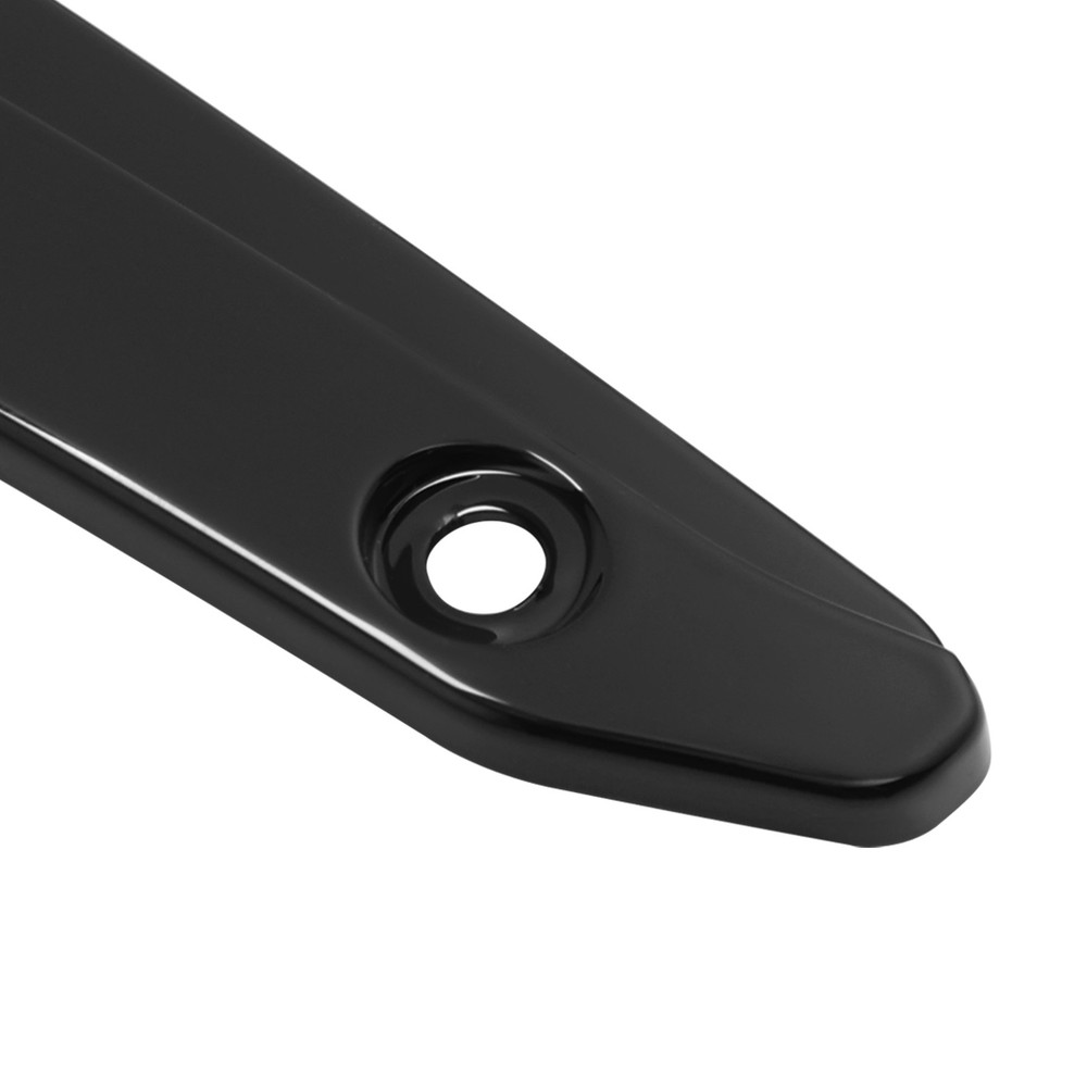 Black Split Windscreen Windshield Side Trim Fit For Harley CVO Road Glide 23-25