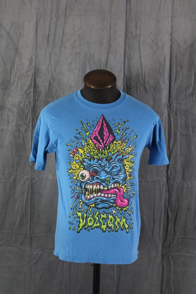 Retro Volcom Shirt - Timbo Phillips Exploding Face - Men's Large