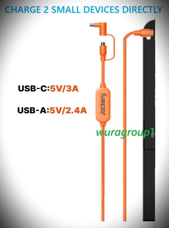 Jackery Solar Panel DC Charging Cable for Solarsaga 200W JS200D JS200E