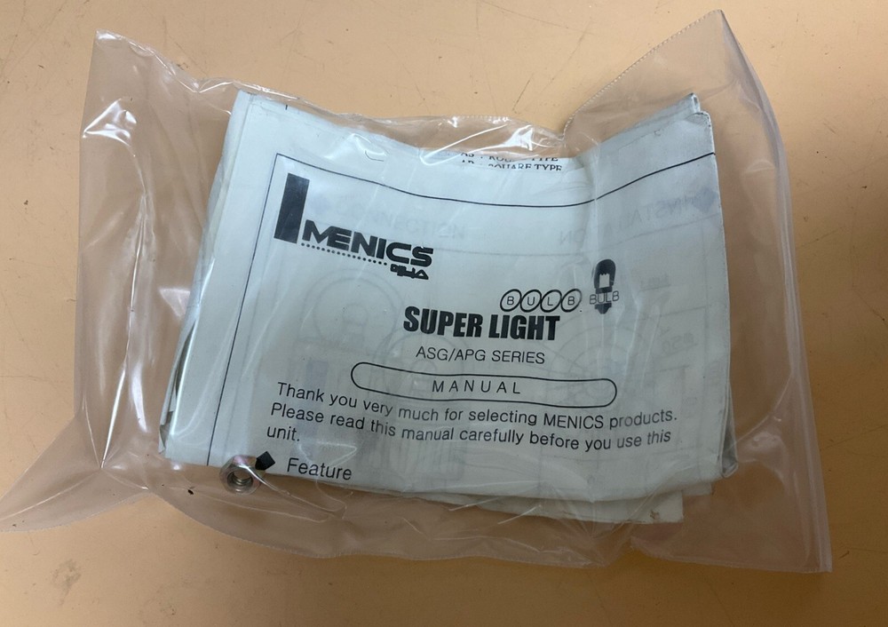 Menics Super Light Model ASG AC110V/220V