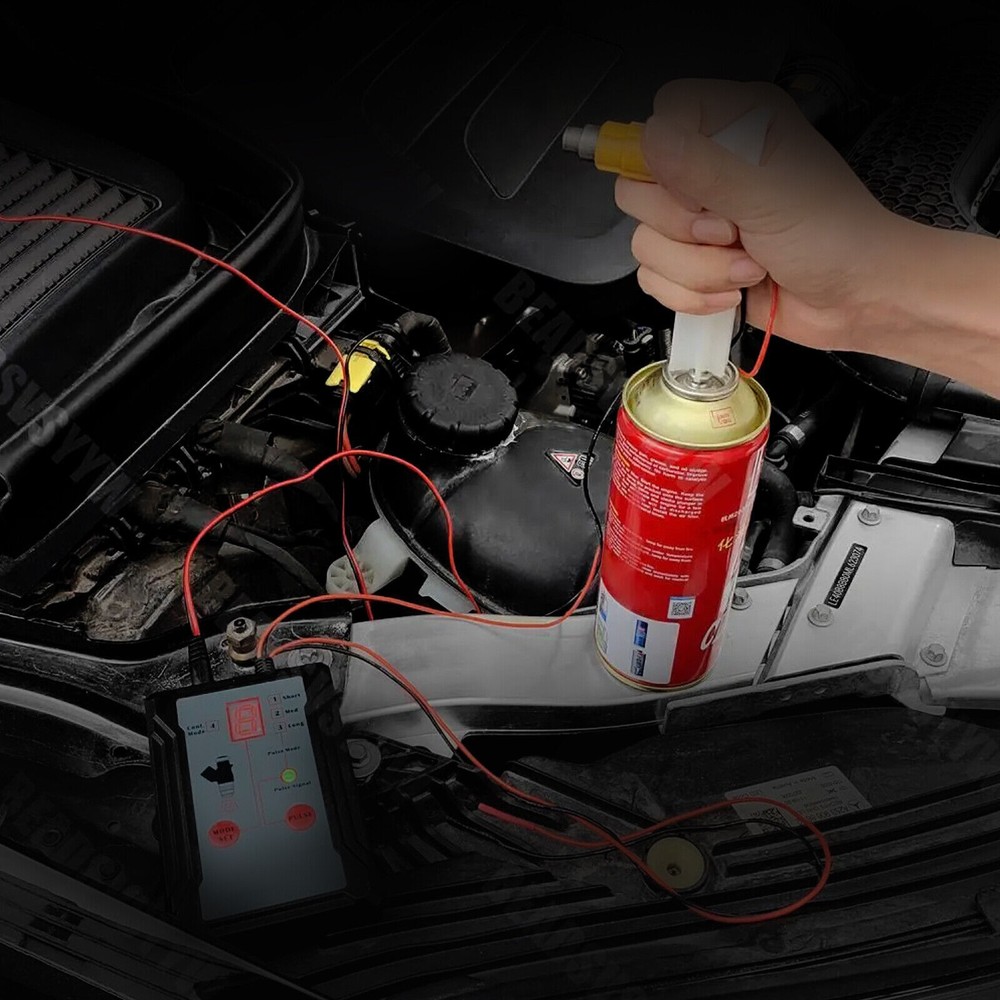 12V Car Fuel Injector Tester 4 Pulse Modes Car Injector Cleaner Controller Tool