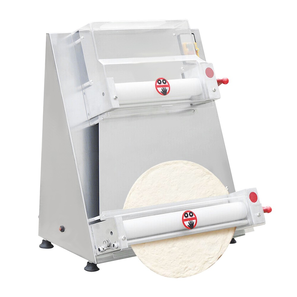 Commercial Dough Roller Sheeter Electric Pizza Dough Press Machine for 4"-15"