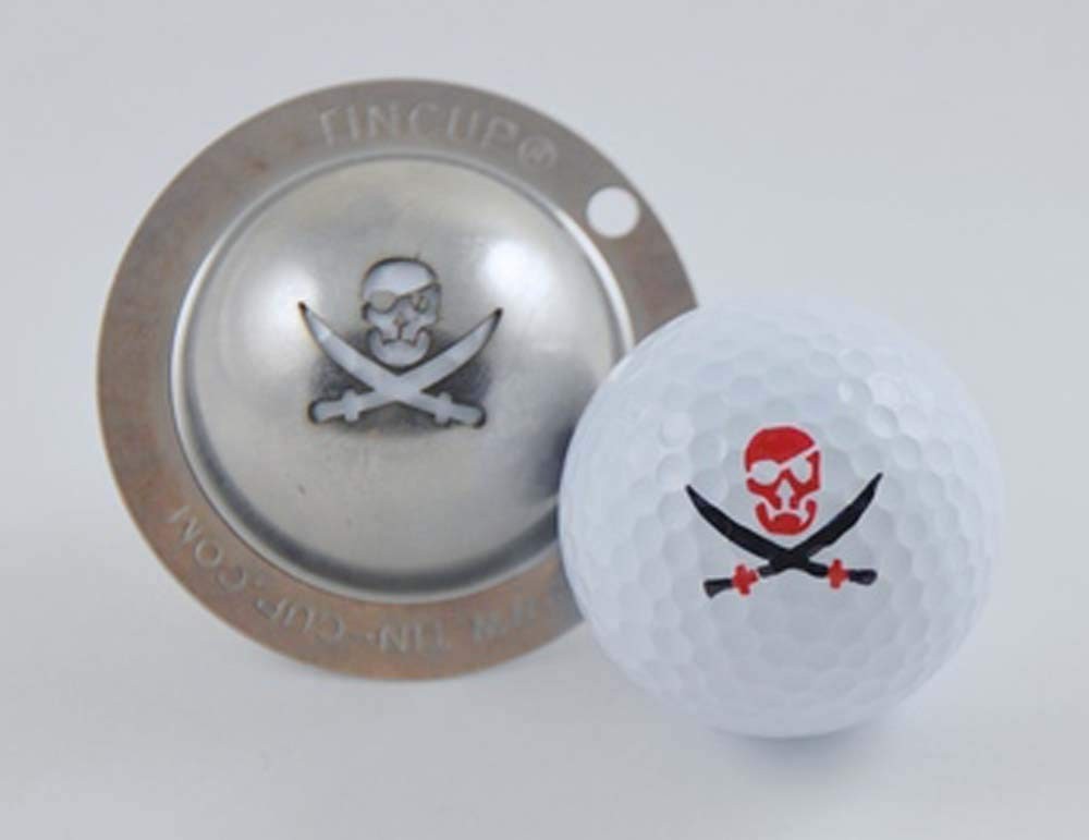 Tin Cup Golf Ball Custom Marker Alignment Tool One Size, Fire in the Hole