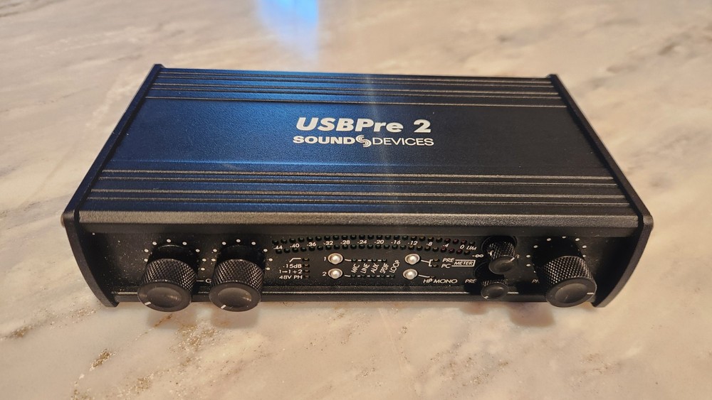 Sound Devices USBPre 2 Interface