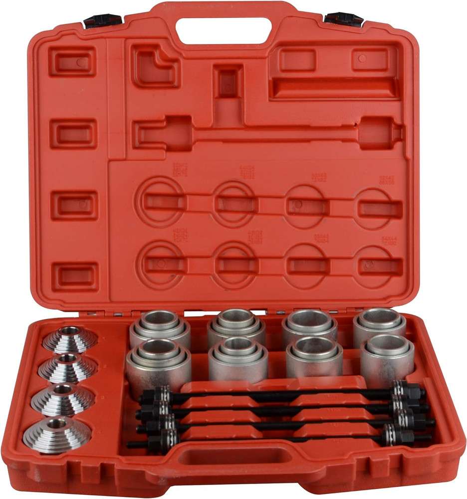 Pull and Press Sleeve Kit with 28 Pcs Universal Remove Bushes Bushing Bearings S