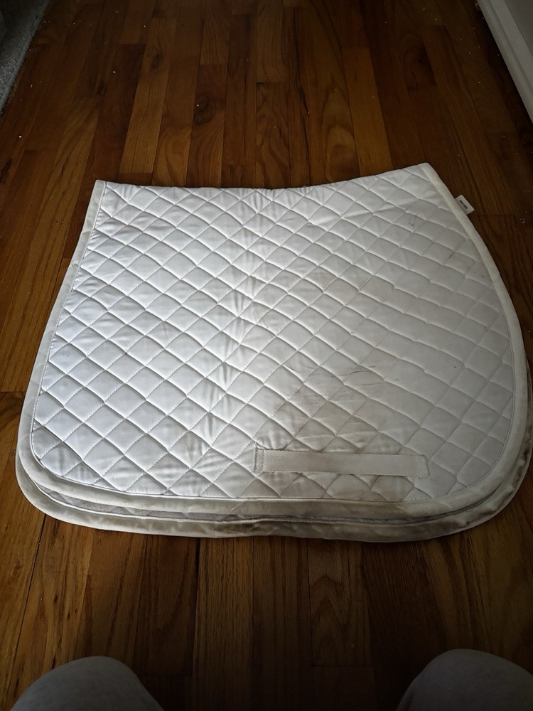 Tuff Rider White Basic Saddle Pad All Purpose Pad
