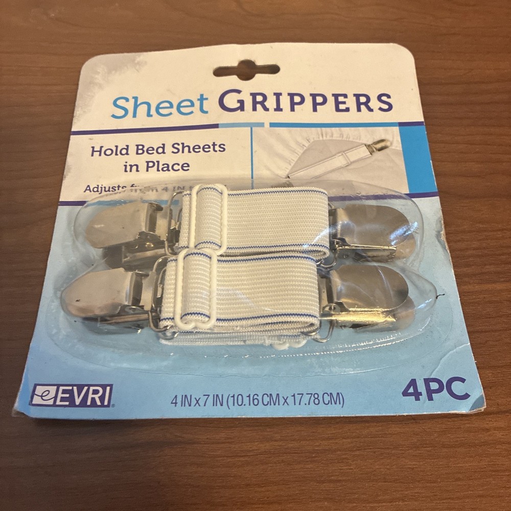Evriholder Bed Sheet Grippers 4 Piece  HOLDERS