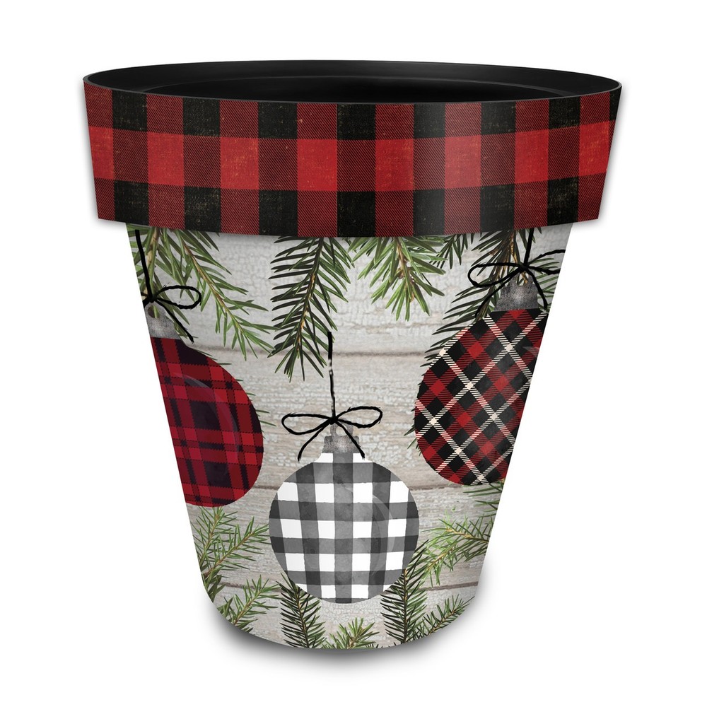 Briarwood Lane Patterned Ornaments Large Planter