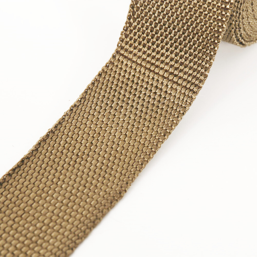 2" 50Ft Titanium Manifold Header Exhaust Pipe Heat Shield Wrap +6 Ties Kit