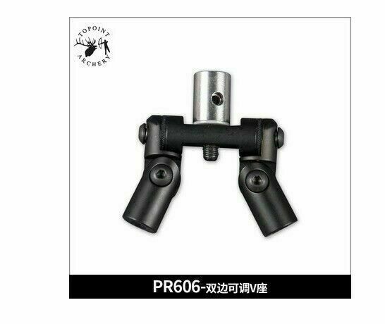 Topoint Archery Adjustable V-Bar Compound Bow Metal Milling Anodized Stabilizer