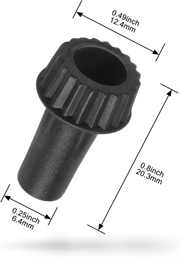 Light Lamp Turn On/Off Switch Knobs Replacement, Black, Standard Size, for Table