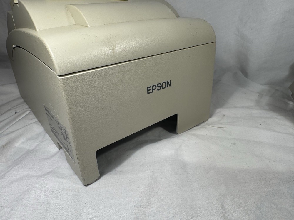 Epson TM-U220PD POS Dot Matrix Receipt Printer Grey Parallel - Tested Powers On