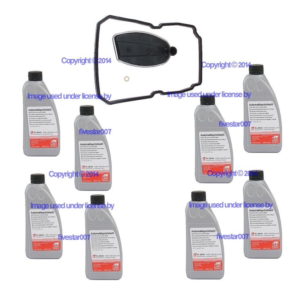 8 LiTer ATF Automatic Transmission Fluid +Filter Kit SPRINTER Dodge Freightliner