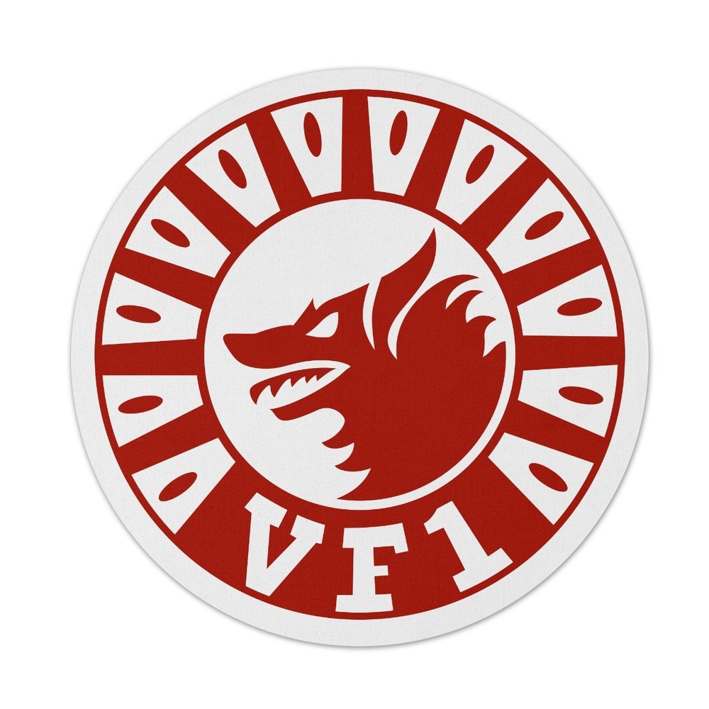 VF-1 Wolfpack Logo 8 Inch Round Mouse Pad