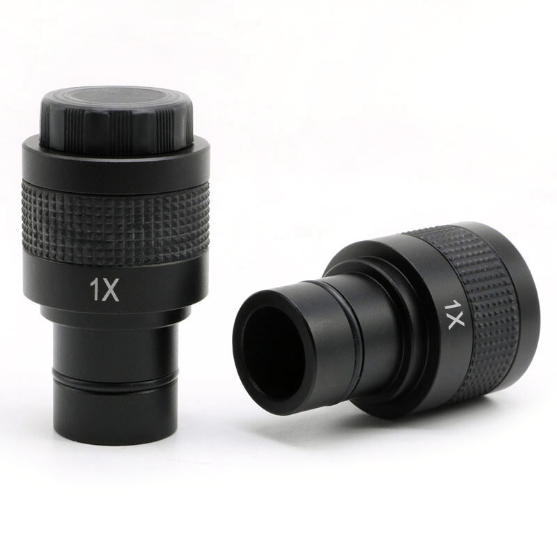 Microscope CCD Camera Reducing Lens 0.4X 0.5X 1X C-Mount Lens with Adapter Ring