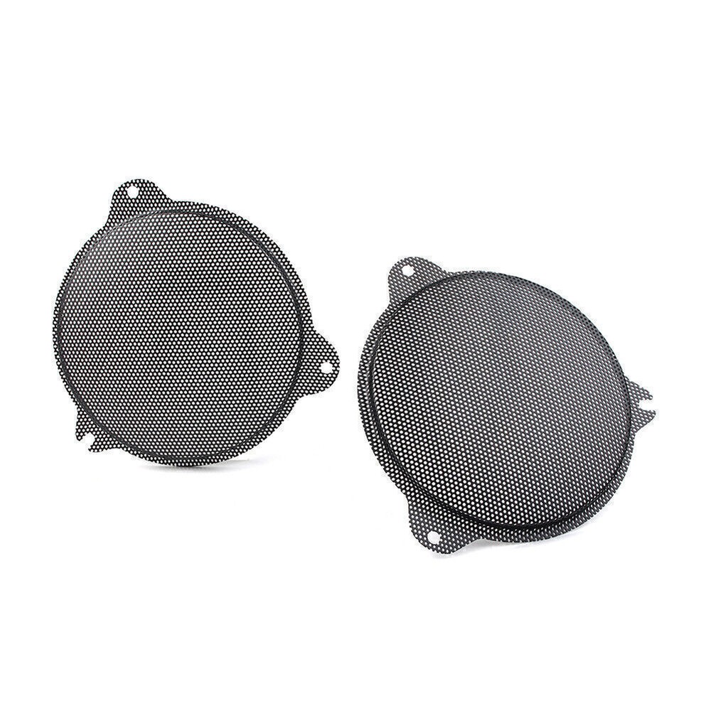 Front Mesh Speaker Grills Black for Harley Davidson Electra Glide 2014-2018 2pcs
